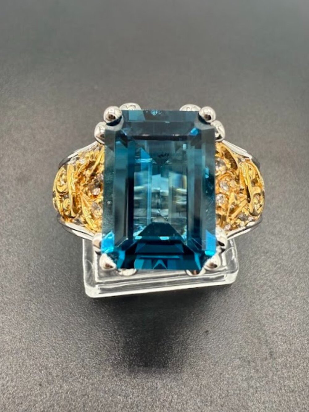 Victoria Wieck London Blue Topaz RIng